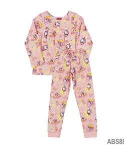 Pijama com Blusa e Calça em Meia Malha_Hello Kitty_Megakids