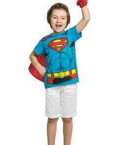 Camiseta Superman com Capa-Kamylus-MegaKIDS