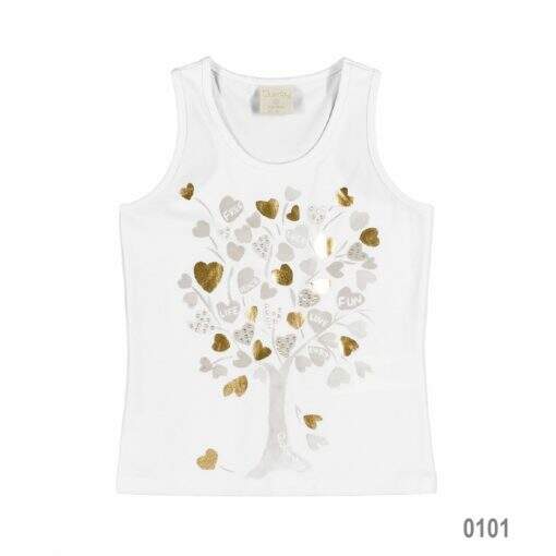 Camiseta Regata Feminina em Cotton Light-Quimby-MegaKIDS