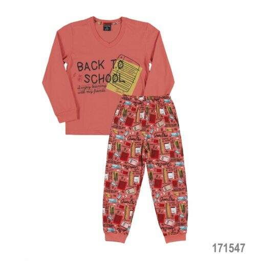 Pijama Camiseta e Calça Malha-Quimby-MegaKIDS